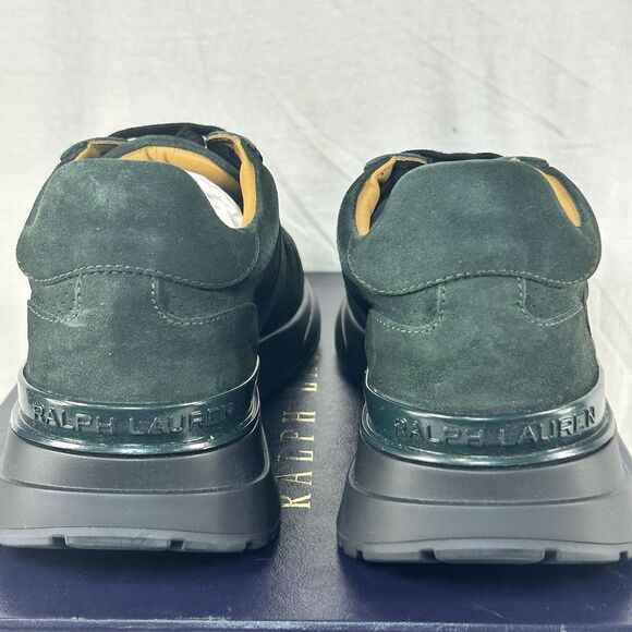 Ralph Lauren Purple Label Ethan II Calfskin Green Suede Sneakers Men’s Sz 10.5D main image 9